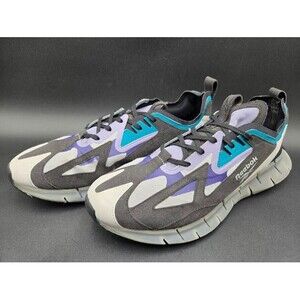 Reebok Shoes Mens 13 Zig Kinetica Concept Type 2 Black Teal Trainers FW5736